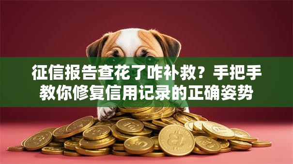 征信报告查花了咋补救？手把手教你修复信用记录的正确姿势