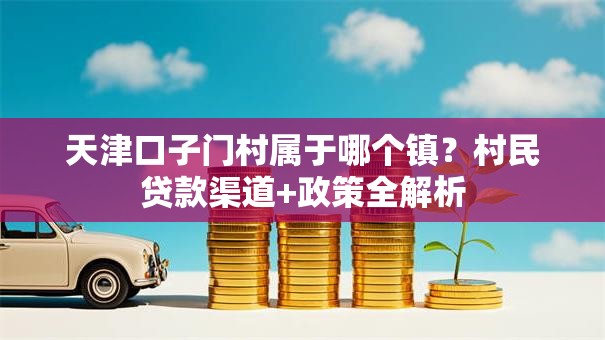 天津口子门村属于哪个镇？村民贷款渠道+政策全解析