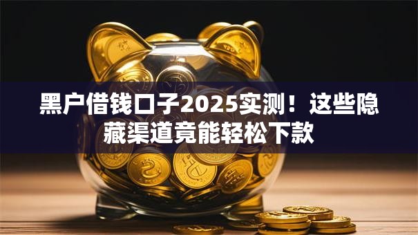 黑户借钱口子2025实测！这些隐藏渠道竟能轻松下款