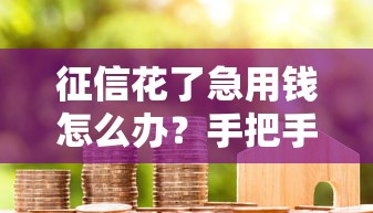 征信花了急用钱怎么办？手把手教你找出靠谱借款渠道
