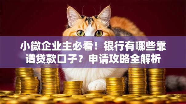 小微企业主必看！银行有哪些靠谱贷款口子？申请攻略全解析