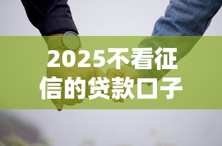 2025不看征信的贷款口子真的存在吗？最新解析