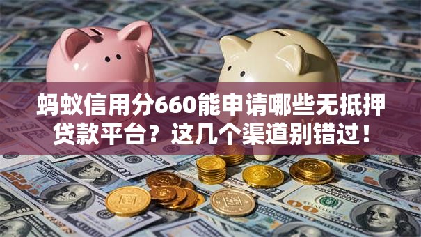 蚂蚁信用分660能申请哪些无抵押贷款平台？这几个渠道别错过！