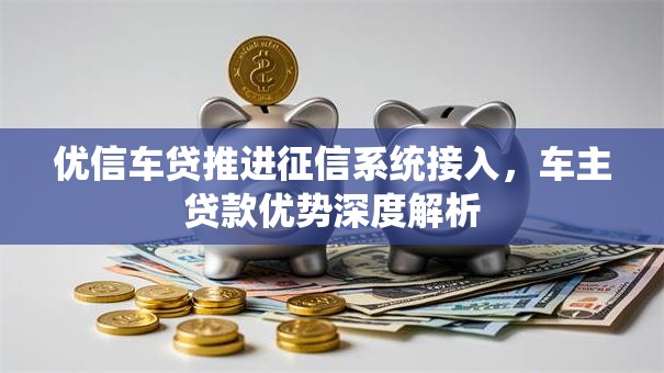 优信车贷推进征信系统接入，车主贷款优势深度解析