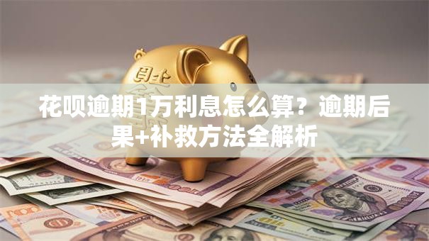 花呗逾期1万利息怎么算？逾期后果+补救方法全解析