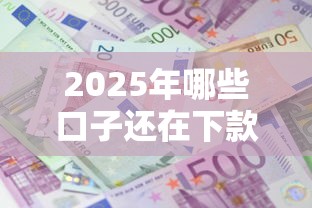 2025年哪些口子还在下款？最新靠谱推荐看这里！