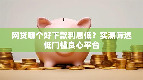 网贷哪个好下款利息低？实测筛选低门槛良心平台