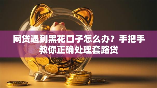 网贷遇到黑花口子怎么办？手把手教你正确处理套路贷