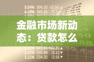 金融市场新动态：贷款怎么选？这份避坑攻略请收好
