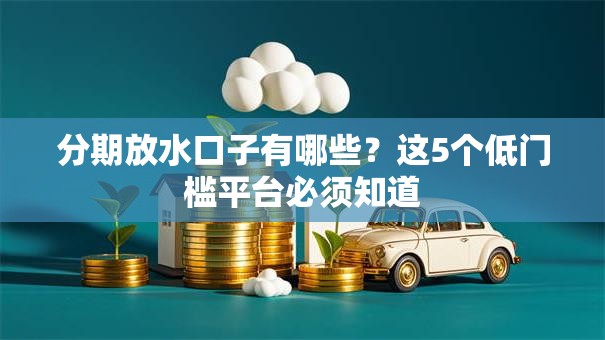 分期放水口子有哪些？这5个低门槛平台必须知道