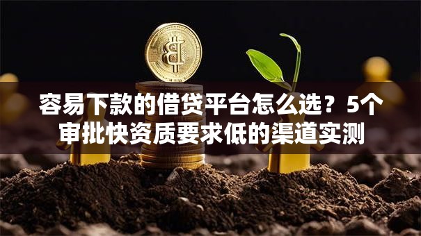容易下款的借贷平台怎么选？5个审批快资质要求低的渠道实测
