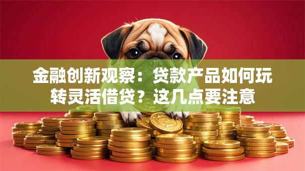 金融创新观察：贷款产品如何玩转灵活借贷？这几点要注意