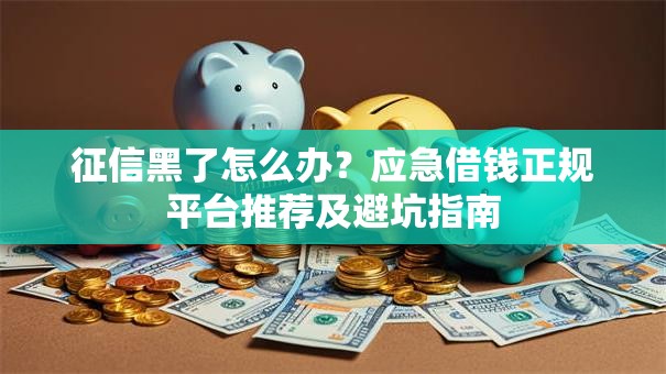 征信黑了怎么办？应急借钱正规平台推荐及避坑指南