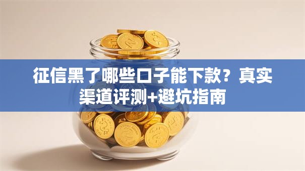 征信黑了哪些口子能下款？真实渠道评测+避坑指南
