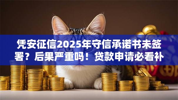 凭安征信2025年守信承诺书未签署？后果严重吗！贷款申请必看补救指南