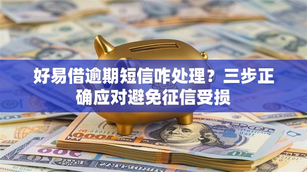 好易借逾期短信咋处理？三步正确应对避免征信受损