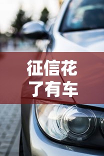 征信花了有车怎么贷款？老司机教你三招轻松搞定！