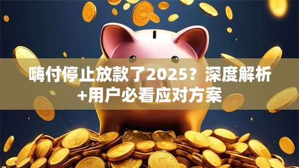 嗨付停止放款了2025？深度解析+用户必看应对方案
