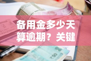 备用金多少天算逾期？关键天数与后果全解析