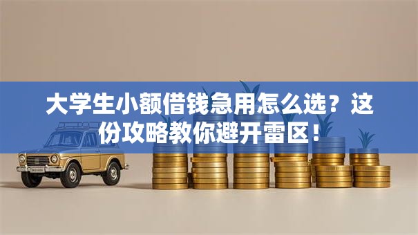 大学生小额借钱急用怎么选？这份攻略教你避开雷区！