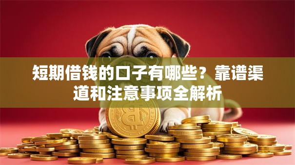 短期借钱的口子有哪些？靠谱渠道和注意事项全解析