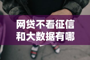 网贷不看征信和大数据有哪些？低门槛借款渠道深度解析