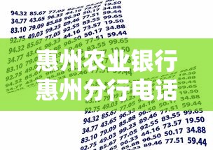 惠州农业银行惠州分行电话答疑！贷款申请常见问题全攻略