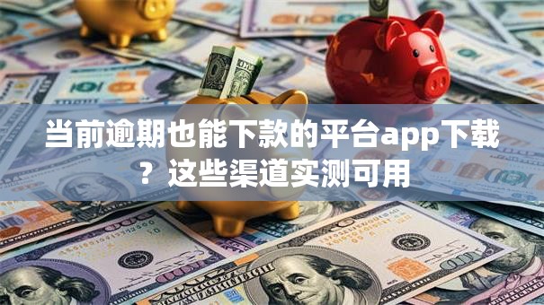 当前逾期也能下款的平台app下载？这些渠道实测可用