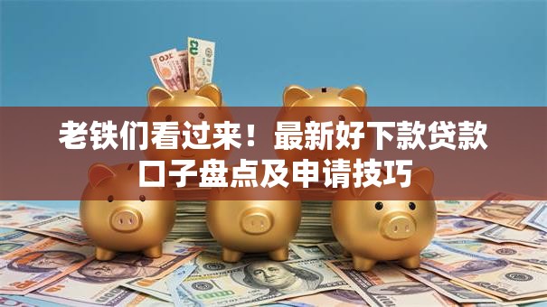 老铁们看过来！最新好下款贷款口子盘点及申请技巧