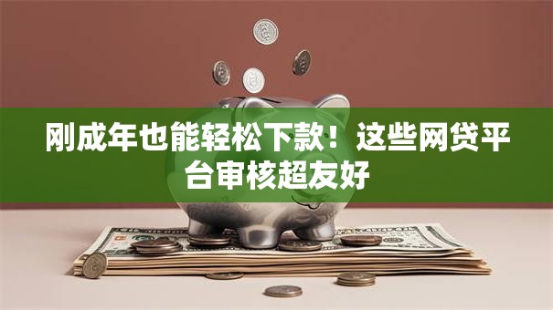 刚成年也能轻松下款！这些网贷平台审核超友好