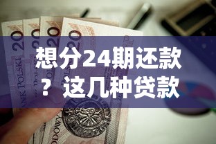 想分24期还款？这几种贷款类型值得考虑！