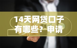 14天网贷口子有哪些？申请攻略与避坑指南