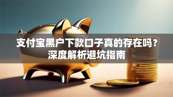 支付宝黑户下款口子真的存在吗？深度解析避坑指南