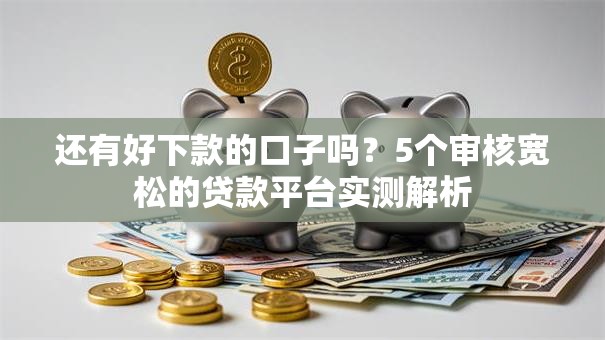 还有好下款的口子吗？5个审核宽松的贷款平台实测解析
