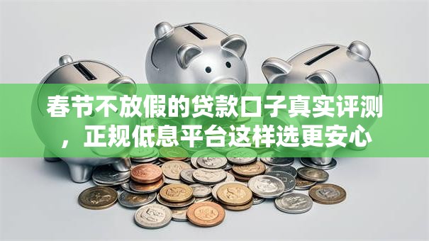 春节不放假的贷款口子真实评测，正规低息平台这样选更安心