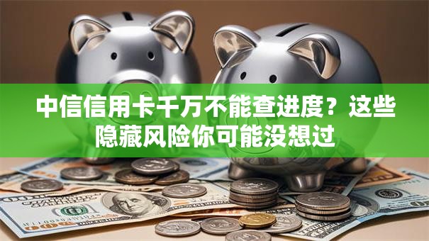 中信信用卡千万不能查进度？这些隐藏风险你可能没想过