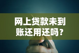 网上贷款未到账还用还吗？真实案例解析+应对指南