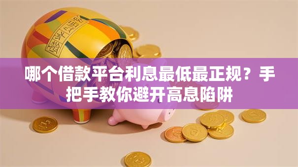 哪个借款平台利息最低最正规？手把手教你避开高息陷阱