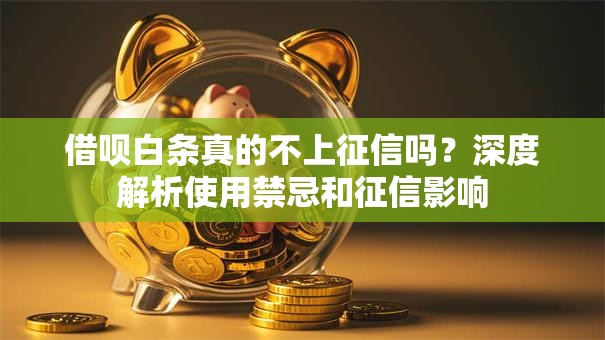 借呗白条真的不上征信吗？深度解析使用禁忌和征信影响