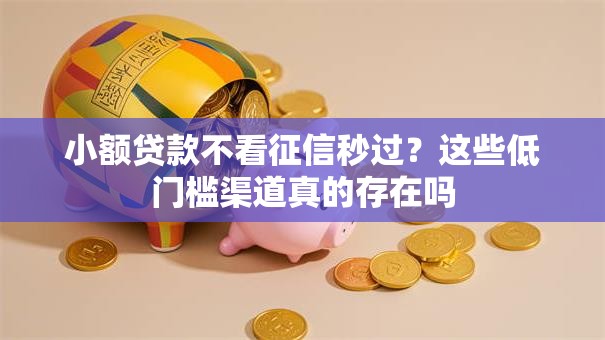 小额贷款不看征信秒过？这些低门槛渠道真的存在吗