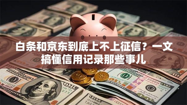 白条和京东到底上不上征信？一文搞懂信用记录那些事儿