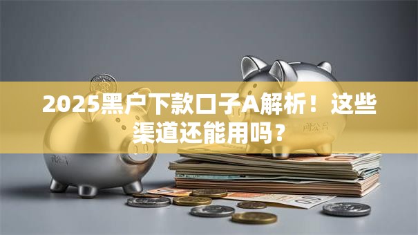 2025黑户下款口子A解析！这些渠道还能用吗？