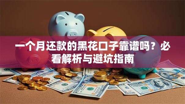 一个月还款的黑花口子靠谱吗？必看解析与避坑指南