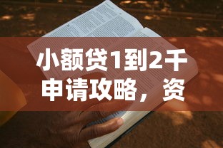 小额贷1到2千申请攻略，资质差也能下款1500元？真实案例解析