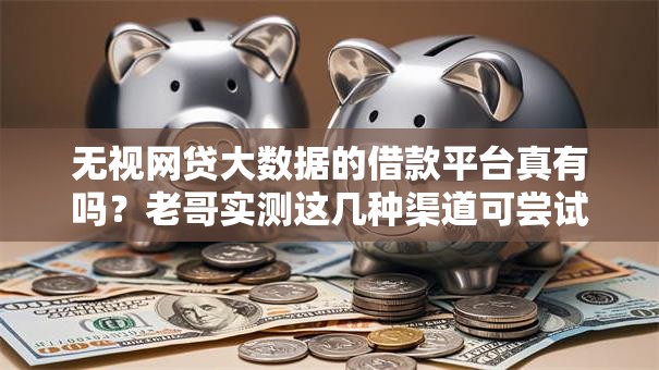 无视网贷大数据的借款平台真有吗？老哥实测这几种渠道可尝试