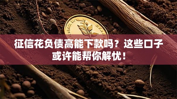 征信花负债高能下款吗？这些口子或许能帮你解忧！