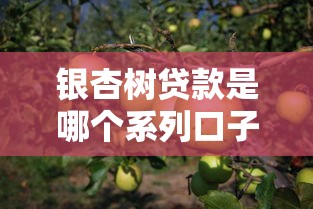 银杏树贷款是哪个系列口子？揭秘平台背后的产品逻辑