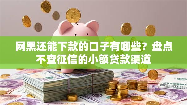 网黑还能下款的口子有哪些？盘点不查征信的小额贷款渠道