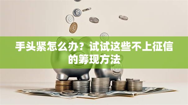 手头紧怎么办？试试这些不上征信的筹现方法