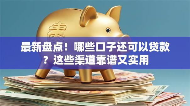 最新盘点！哪些口子还可以贷款？这些渠道靠谱又实用